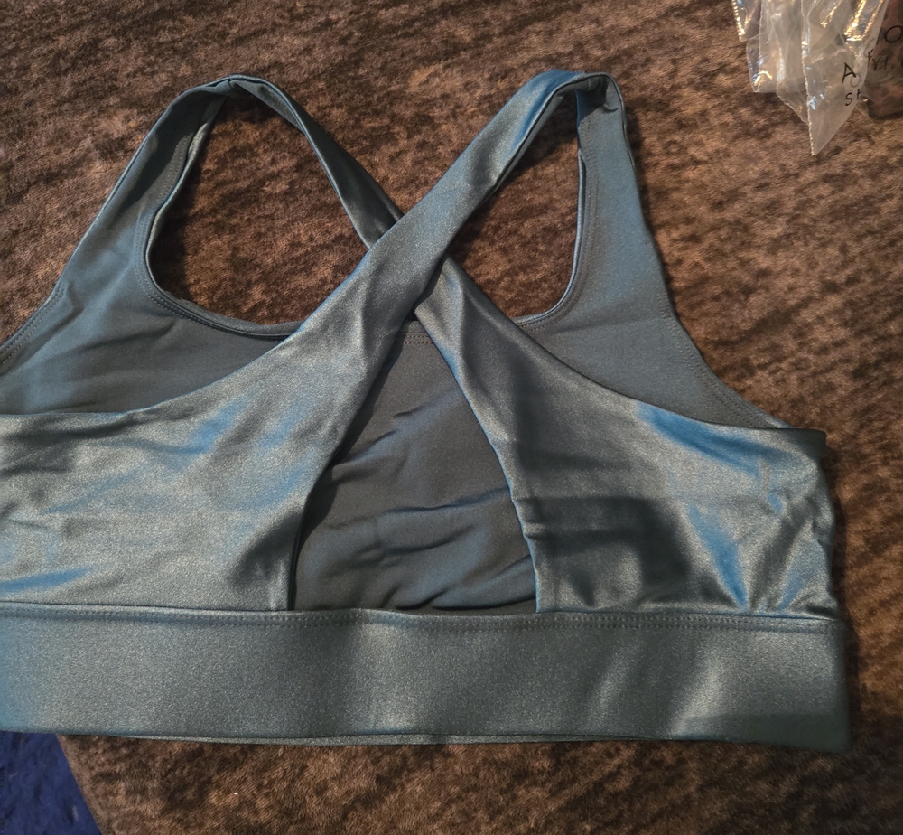 Deep Teal Radiant Scoop-Neck Sleep Bralette - Women Intimates